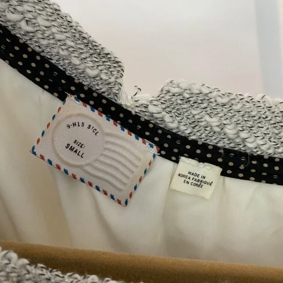 Anthropologie Postage Stamp Small sweater/blouse grey - Picture 3 of 6